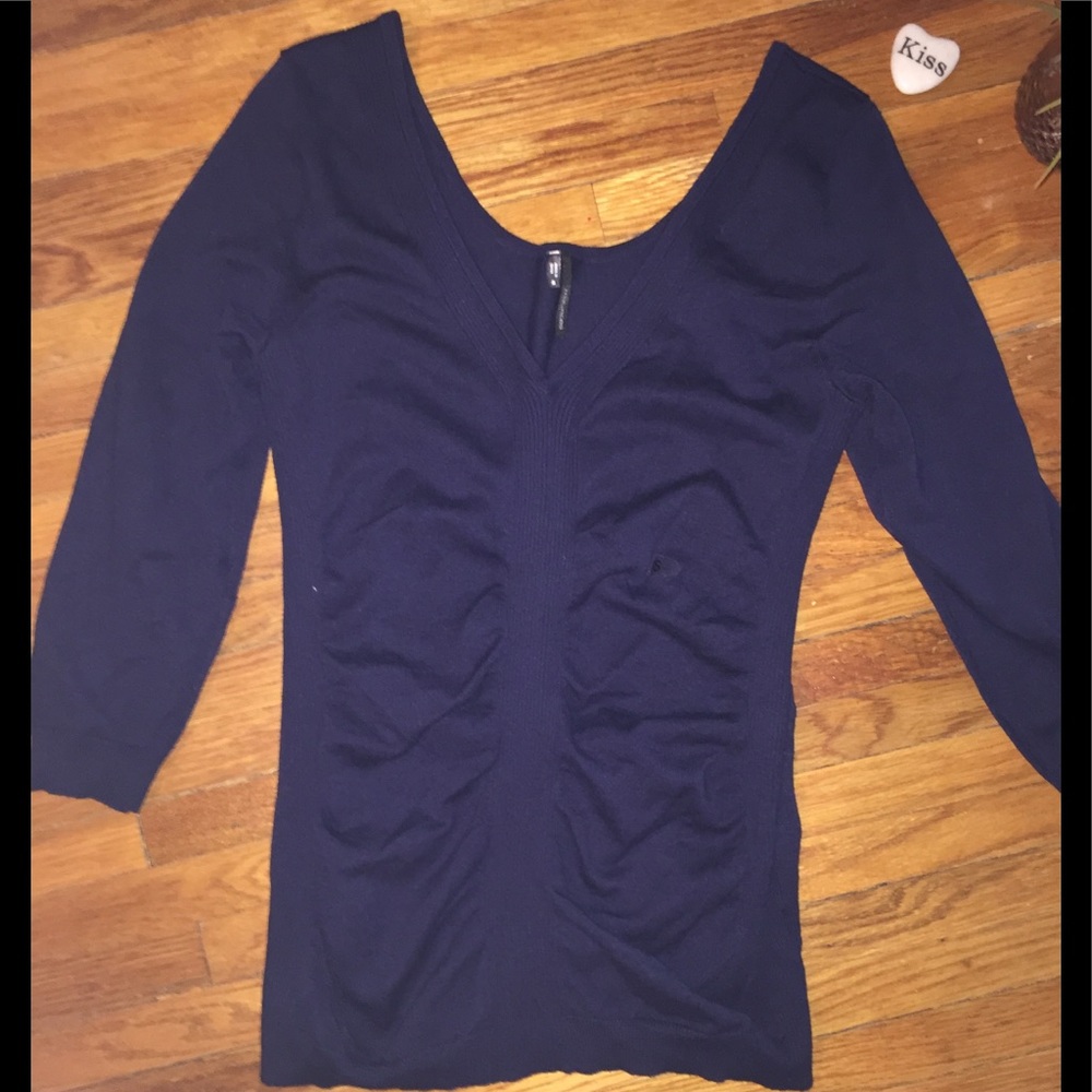 Maurice navy blue sweater. Brand new. Never worn